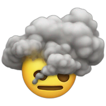 chat fume emoji