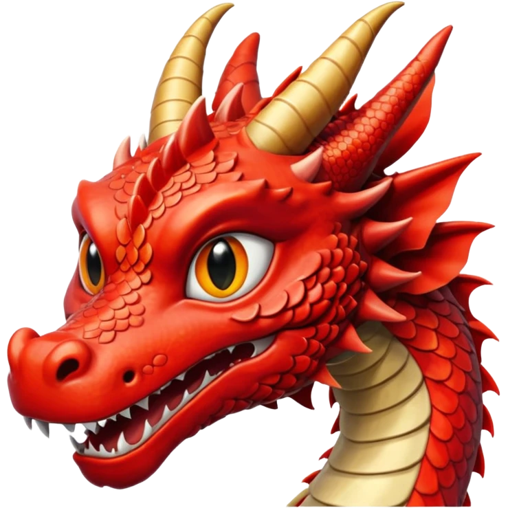 Dragon Japonais Rouge et noir floqué UMAMI emoji