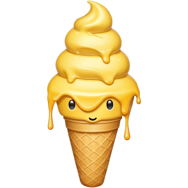 sun yellow beachy ice cream emoji
