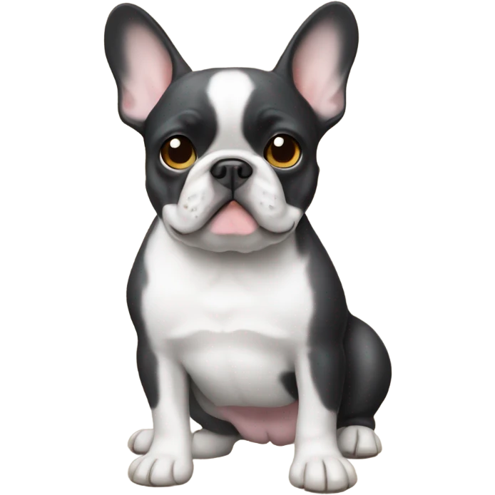 Tab French bulldog  emoji