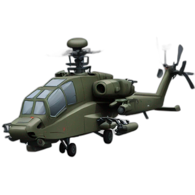 Apache helicopter emoji