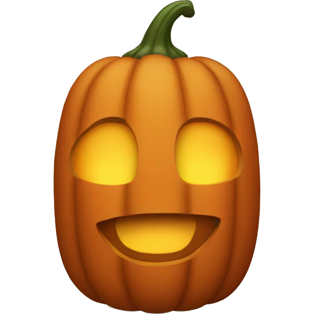 Pumpkin without a face emoji