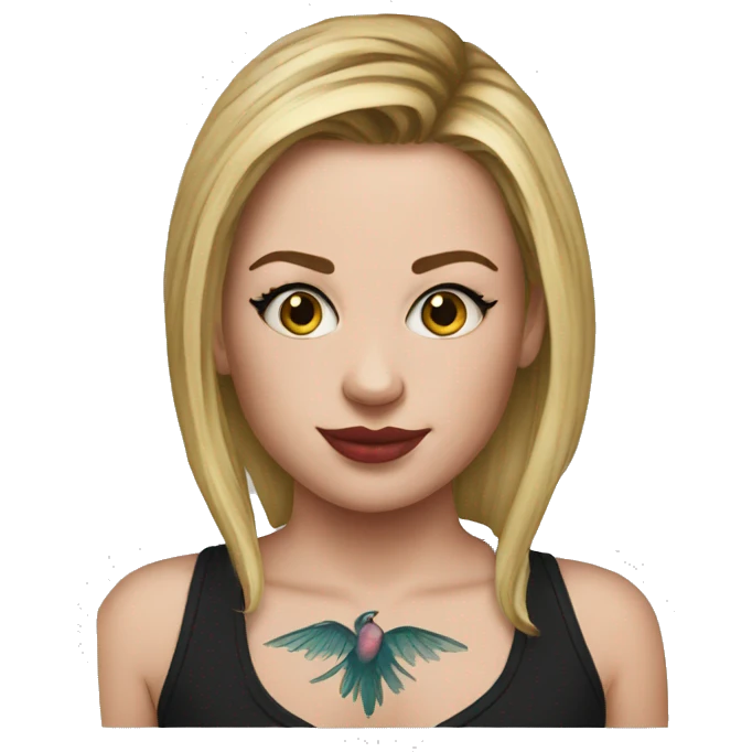 Ellie Williams tattoo emoji