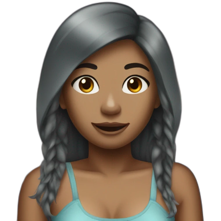 Shark girl transgender emoji
