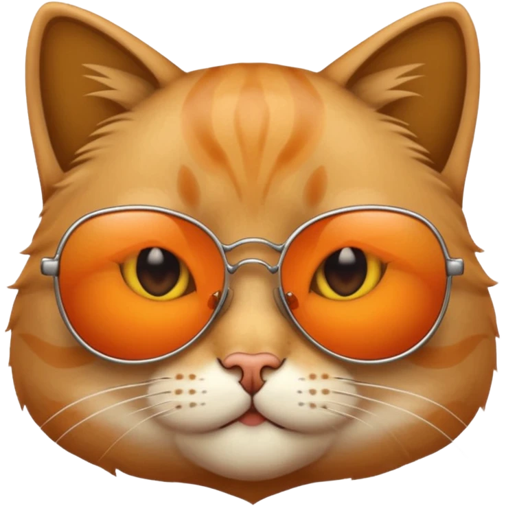 Cat wearing sunglasses emoji