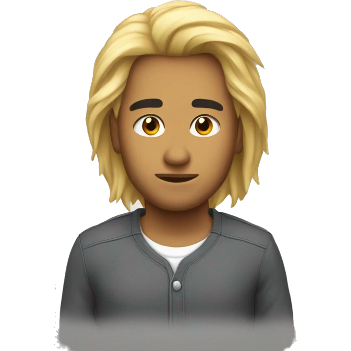 Morocho de pelo rubio emoji
