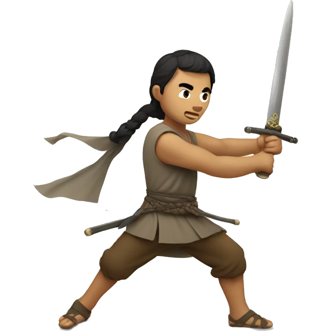 Norman Lao sword fighting emoji