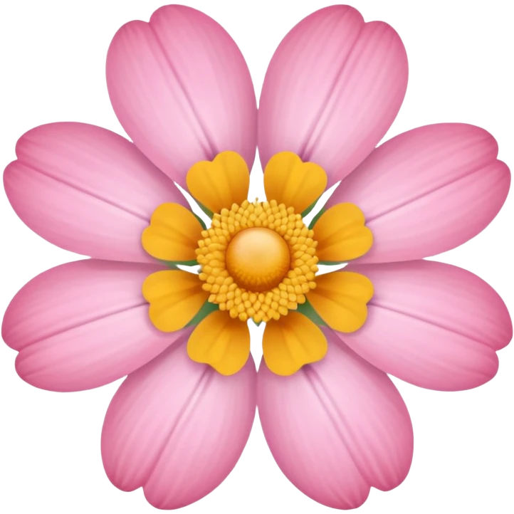 Baby pink flower emoji