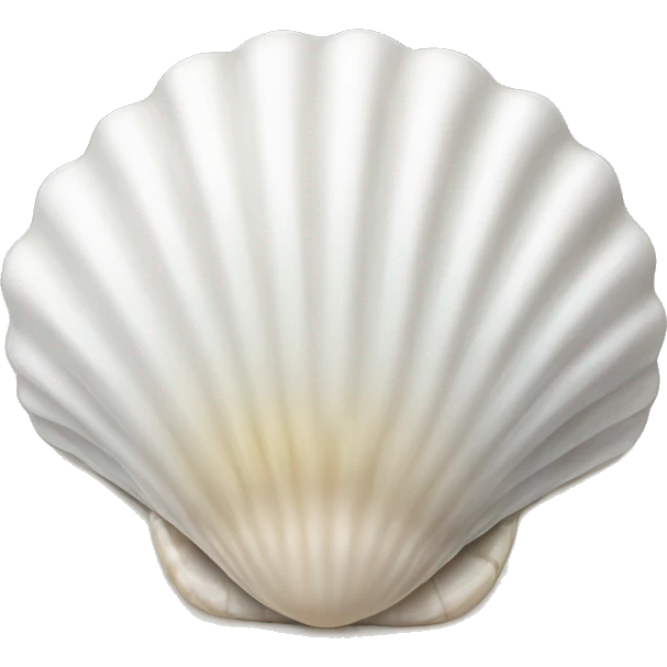 white seashell emoji