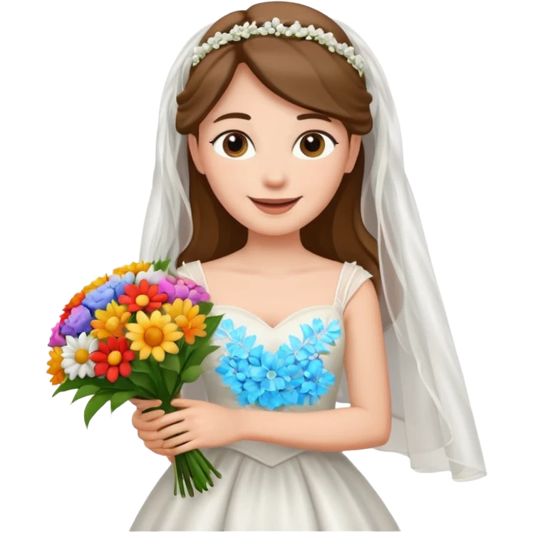 Man bride emoji