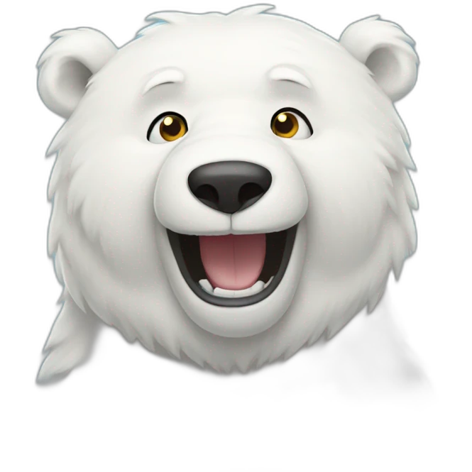 Smiling-icebear emoji