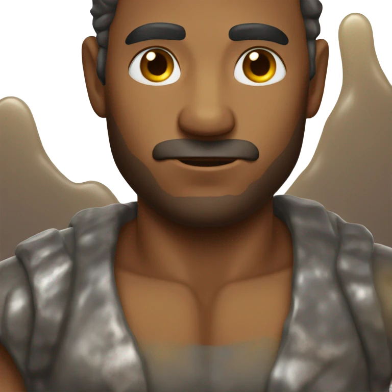 Man with oil  emoji