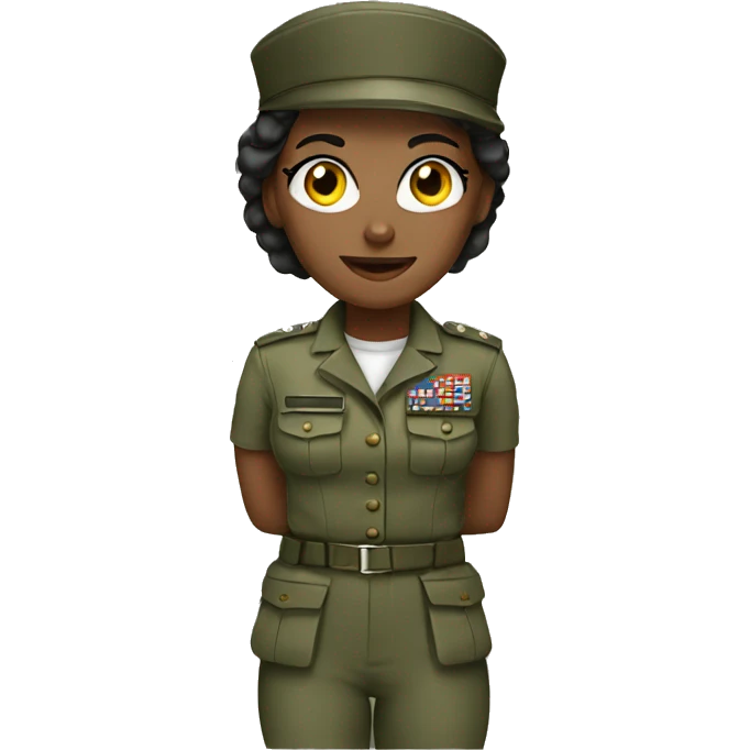 woman army emoji