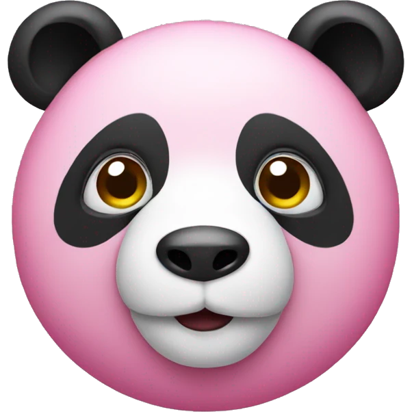 Pink panda  emoji