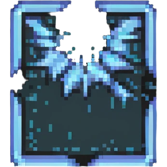 broken glass pixel art emoji