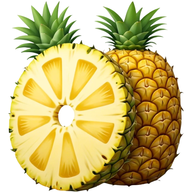 Pineapple slice emoji
