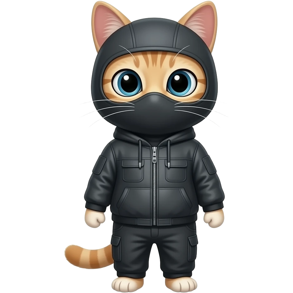 Cat in Balacklava emoji
