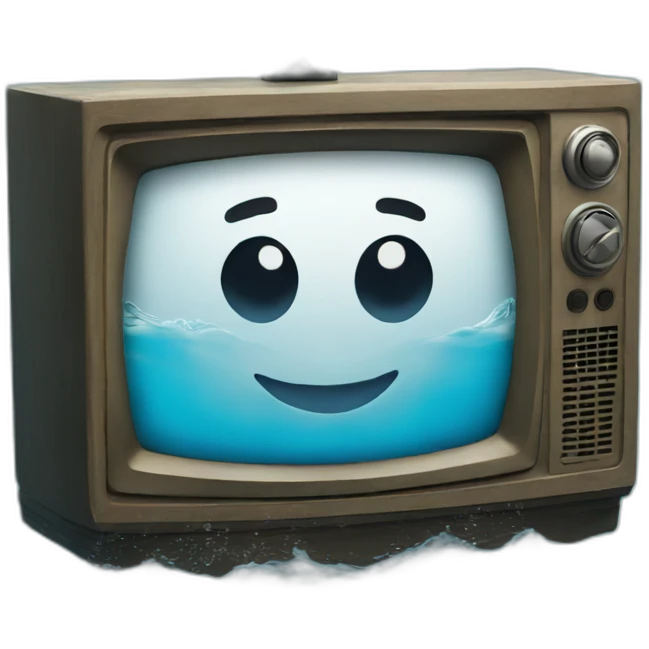 TV in the water emoji