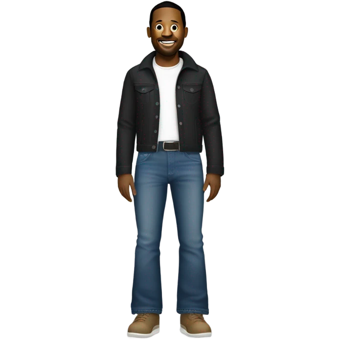 Kendrick Lamar with bell bottom jeans emoji