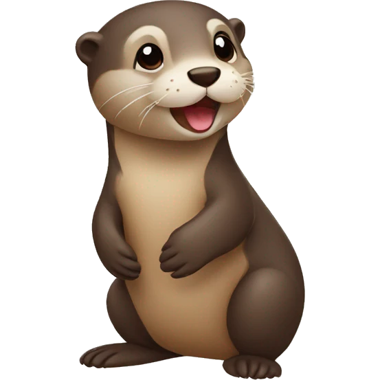 otter in love emoji