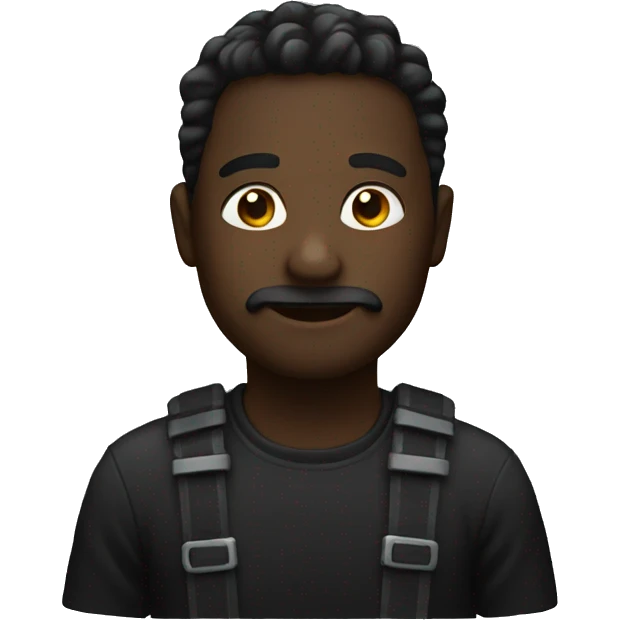Black glass emoji