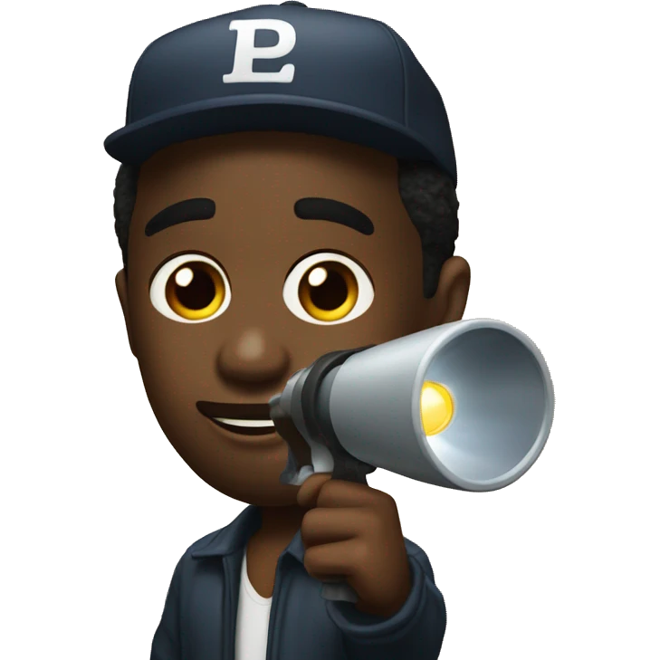 p diddy holding a flashlight  emoji