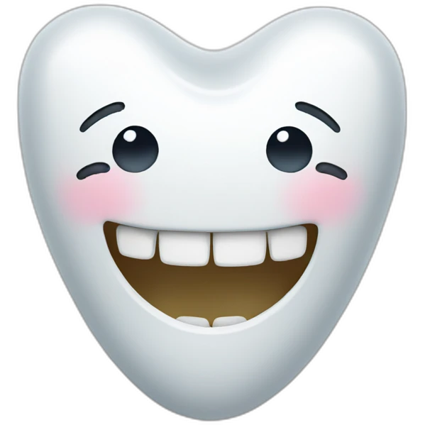 happy tooth emoji