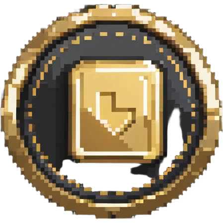 YouTube gold play button award badge for 1 million subscribers emoji