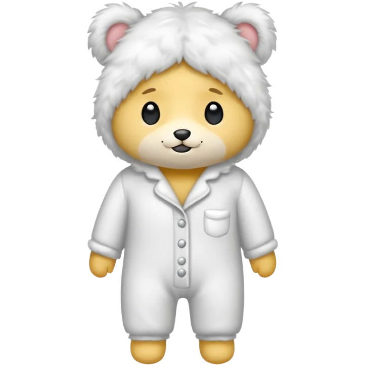 fluffy pyjamas emoji