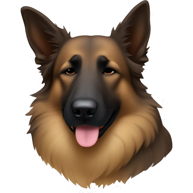 Belgian shepherd dog sleeping emoji