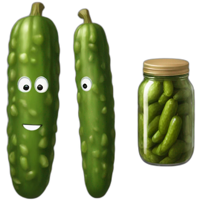 Pickle man emoji