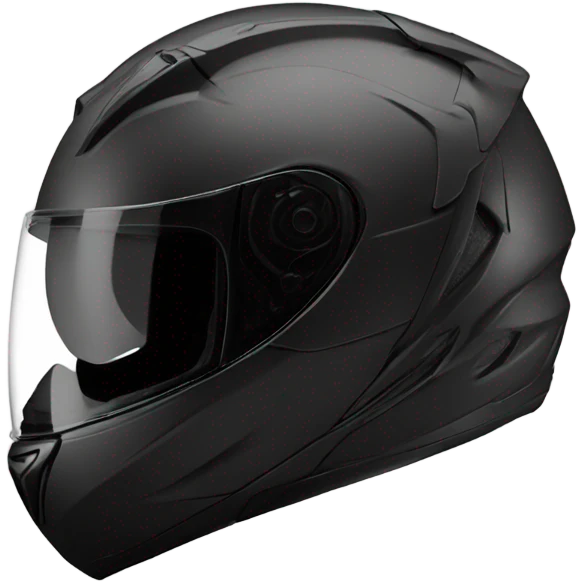 Sport bike Motorcycle helmet black  emoji