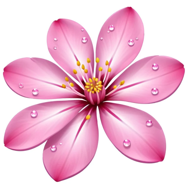 sakura flower with sparkles emoji
