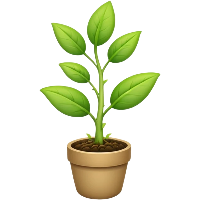 Plant growting emoji