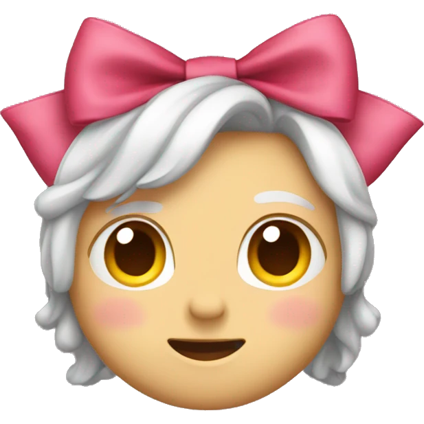 cute bow  emoji