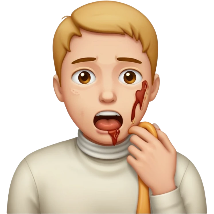 choking person emoji