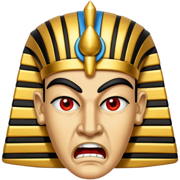 angry pharao emoji