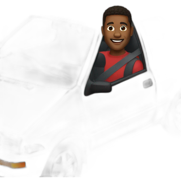 Mkbhd driving a geo metro emoji