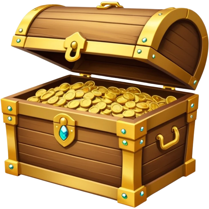 treasure chest with open lid emoji