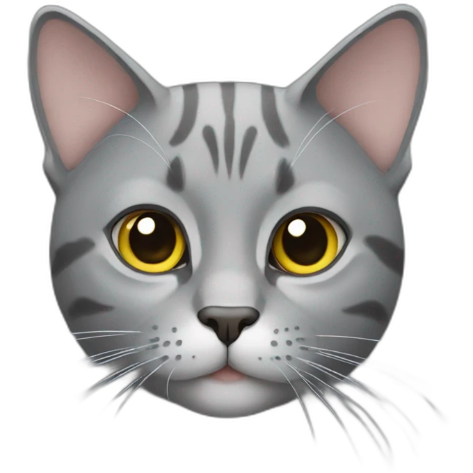 gray cat emoji
