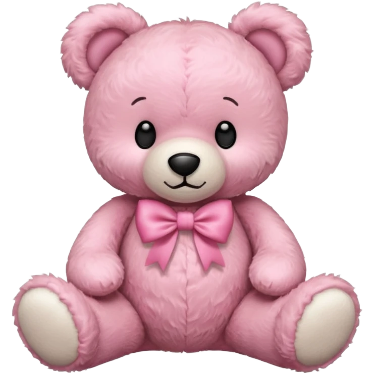 pink bow teddy solo emoji
