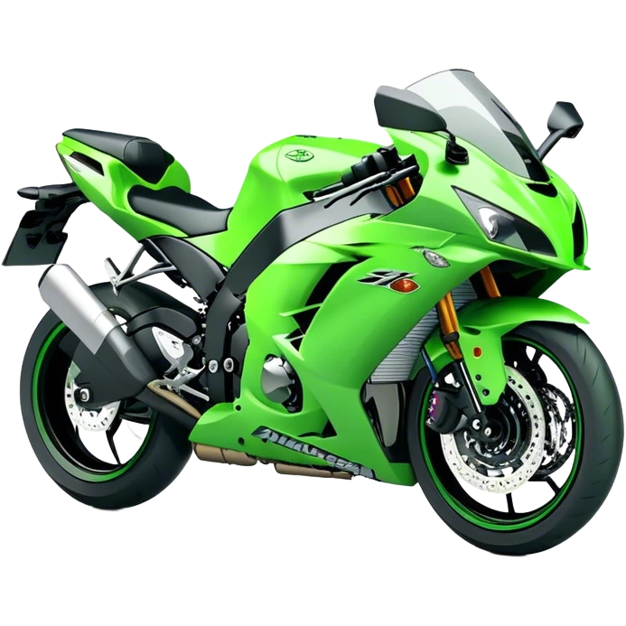 Kawasaki Ninja (Sportbike) - Kawasaki Ninja ZX-10R (Model Year: 2022) (Iconic colour: Green) emoji