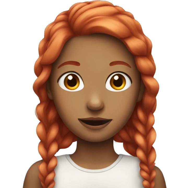 girl with red hair emoji