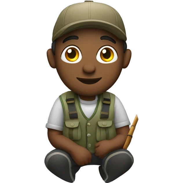 Man fishing  emoji