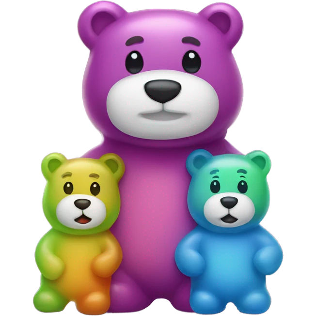 Gummy bear family  emoji
