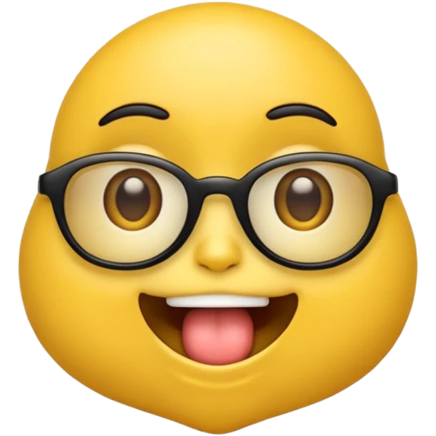 Fassa um emoji simples aquele da carinha amarelo de óculos escuro dando uma língua bem ofensiva e mostrando o dedo do meio da mesma forma.o óculos tem que ser escuro total. Faça com emoji simples aquele da carinha amarelo  emoji