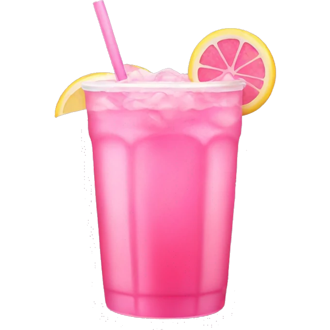 Summer girly pink drink emoji