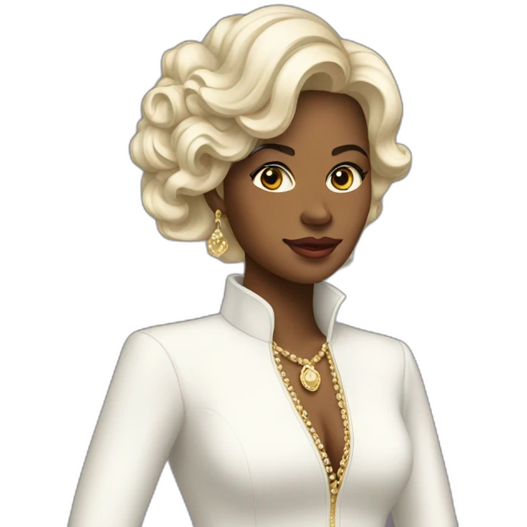Femme riche emoji