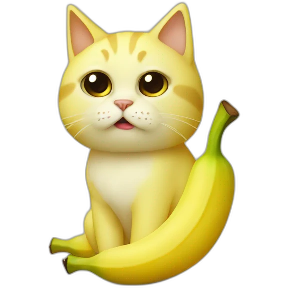 banana sad cat` emoji