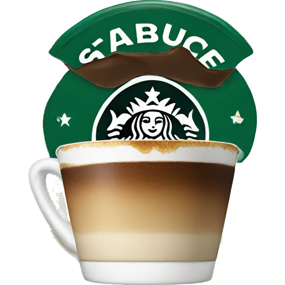 Starbucks coffee emoji